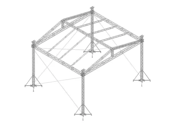 Крыша сцены pitched roof — ScenaZvuk, Астана