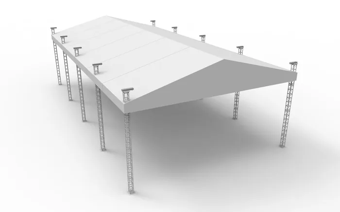 Крыша сцены pitched roof с тентом — ScenaZvuk, Астана
