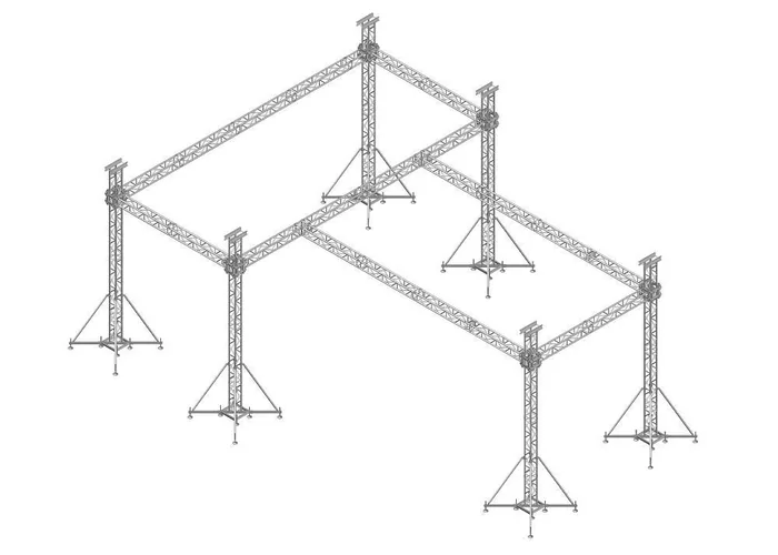 Плоская крыша сцены flat roof — ScenaZvuk, Астана