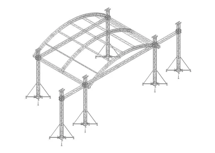Арочная крыша сцены arch roof — ScenaZvuk, Астана