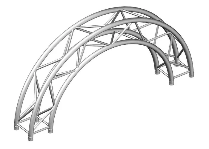 Радиусная ферма 290 мм curve truss — ScenaZvuk, Астана